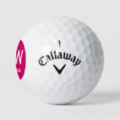 Anfangsname Hot Pink Golfball (Logo)