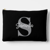 Anfangsname Monogramm Zubehörtasche (Vorderseite)
