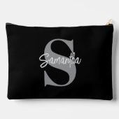 Anfangsname Monogramm Zubehörtasche (Rückseite)