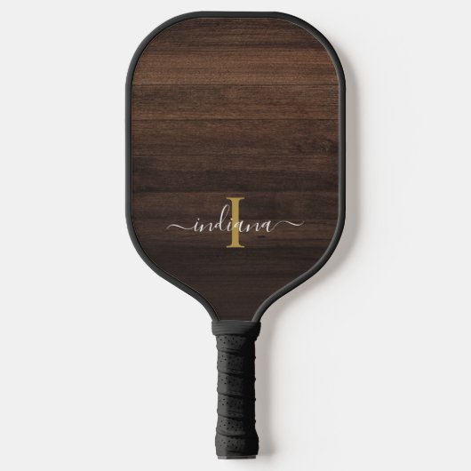 Anfangsname Rustikale Feminine Pickleball Schläger (Vorderseite)