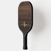 Anfangsname Rustikale Feminine Pickleball Schläger (Links)