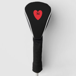 Anfangsname Valentinstag Niedlich Golf Headcover