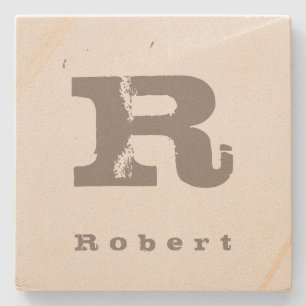 Anfangsschablonen-moderner Steinuntersetzer