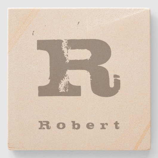 Anfangsschablonen-moderner Steinuntersetzer (Vorderseite)