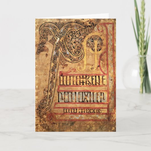 Anfangsseite von den Lichfield Evangelien, c.720 (Vorderseite)