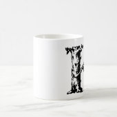 AnfangsTasse - Buchstabe 'K Kaffeetasse (Mittel)