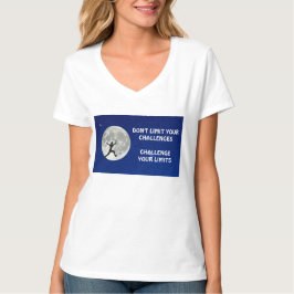 Anfechten Ihrer Grenzen motivierend Zitat-T - Shir T-Shirt