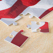 Anfechtende amerikanische US Flagge Puzzle (Seite)