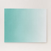 Anfechtung der Aquamarinen Gradient Ombre Puzzle (Horizontal)