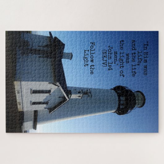 Anfechtung des Christlichen Leuchtturms John 1:4 Puzzle (Horizontal)