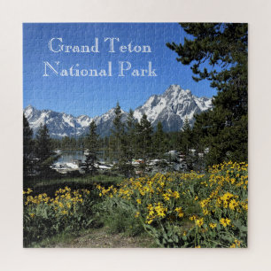 Anfechtung des Grand Teton Nationalparks Jigsaw Pu Puzzle