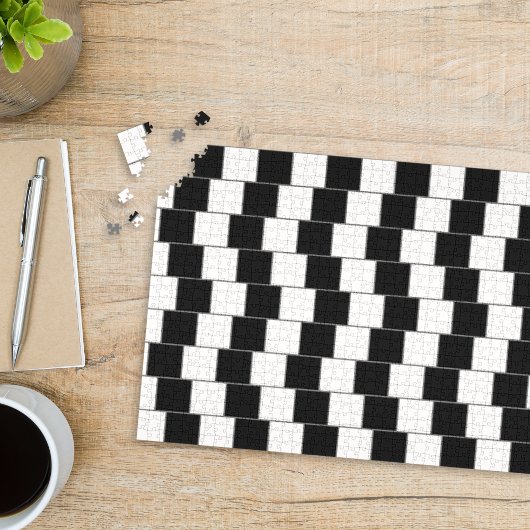 Anfechtung einer unmöglichen Illusion des Gehirns Puzzle