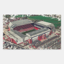 Anfield Stadion Liverpool - Künstlerische Aquarell