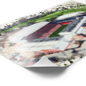 Anfield Stadium Liverpool - Artistic Watercolour Fotodruck (Ecke)