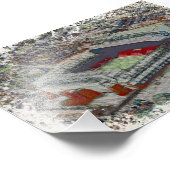 Anfield Stadium Liverpool - Artistic Watercolour Fotodruck (Ecke)