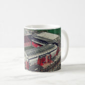 Anfield Stadium Liverpool - Artistic Watercolour Kaffeetasse (VorderseiteRechts)