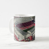 Anfield Stadium Liverpool - Artistic Watercolour Kaffeetasse (Vorderseite Links)