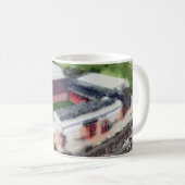 Anfield Stadium Liverpool - Artistic Watercolour Kaffeetasse (VorderseiteRechts)