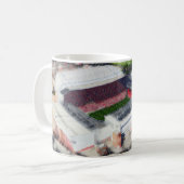 Anfield Stadium Liverpool - Artistic Watercolour Kaffeetasse (Vorderseite Links)