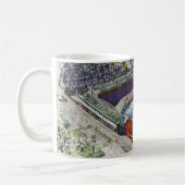 Anfield Stadium Liverpool - Artistic Watercolour Kaffeetasse (Links)