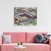 Anfield Stadium Liverpool - Artistic Watercolour Leinwanddruck (Insitu (Wohnzimmer))