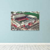 Anfield Stadium Liverpool - Artistic Watercolour Leinwanddruck (Insitu (Holzboden))