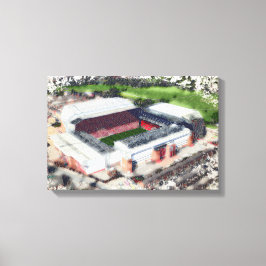 Anfield Stadium Liverpool - Artistic Watercolour Leinwanddruck