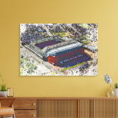 Anfield Stadium Liverpool - Artistic Watercolour Leinwanddruck (Insitu (Wohnzimmer))