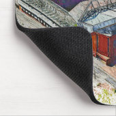 Anfield Stadium Liverpool - Artistic Watercolour Mousepad (Ecke)