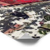 Anfield Stadium Liverpool - Artistic Watercolour Poster (Ecke)