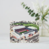 Anfield Stadium Liverpool - Artistic Watercolour Postkarte (Stehend Vorderseite)