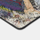 Anfield Stadium Liverpool - Artistic Watercolour Schreibtischunterlage (Ecke)