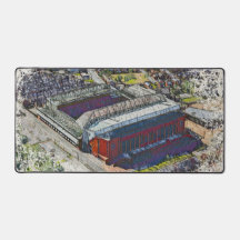 Anfield Stadium Liverpool - Artistic Watercolour