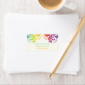 Anforderung 1 der Regenbogenfarben Adressaufkleber (Insitu)