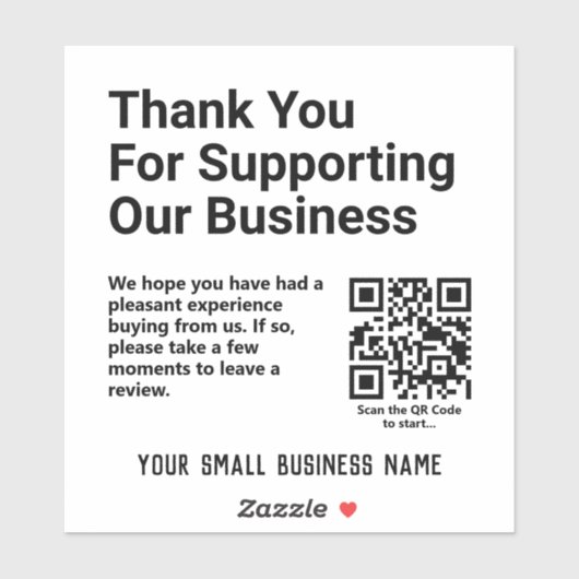 Anforderung, dass Kunden einen QR-Code überprüfen Aufkleber (Blatt)