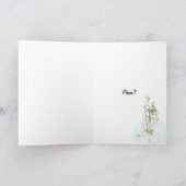 Anforderung der Trauzeugin Einladung (Innenseite)