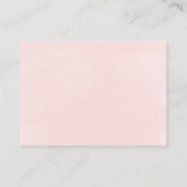 Anforderung eines geometrischen Burgundy Blush-Blu Begleitkarte (Rückseite)