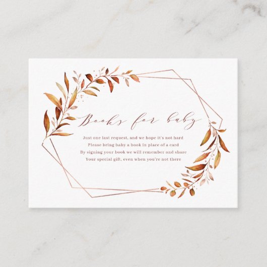 Anforderung moderner geometrischer Bücher für die  Begleitkarte (Vorderseite)