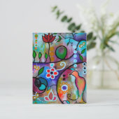 ANFORDERUNG VON PÄCHERN POSTKARTE (Stehend Vorderseite)