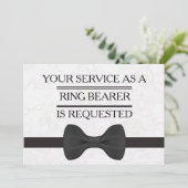 Anfrage an den Trauzeuge-Ring Besteller I Einladung (Stehend Vorderseite)