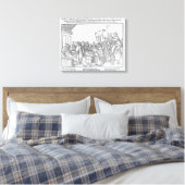 Anfrage an einen Mintmaker, c.1500 Leinwanddruck (Insitu (Schlafzimmer))