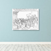 Anfrage an einen Mintmaker, c.1500 Leinwanddruck (Insitu (Holzboden))