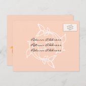 Anfrage beantworten einladungspostkarte (Vorne/Hinten)