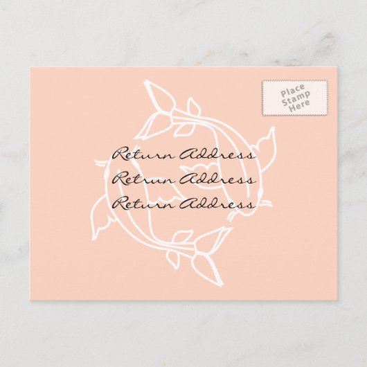 Anfrage beantworten einladungspostkarte (Vorderseite)