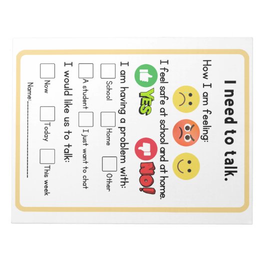 Anfrage des Beraters zum Primärleser Notizblock (Vorderseite)