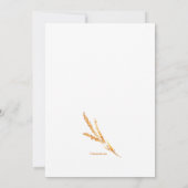 Anfrage für Bäckereiartikel Einladung (Rückseite)