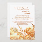 Anfrage für Bäckereiartikel Einladung (Vorne/Hinten)