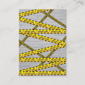 Anfrage für das Baby-Shooting für Polizeibeamte Begleitkarte (Rückseite)