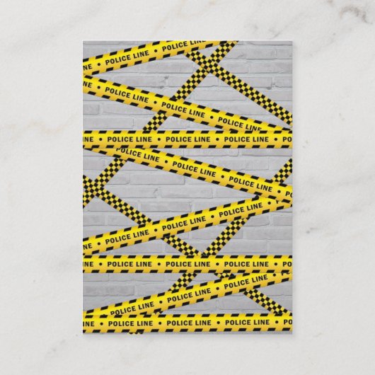 Anfrage für das Baby-Shooting für Polizeibeamte Begleitkarte (Rückseite)