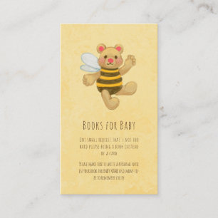 Anfrage für das Baby Yellow Honey Bear Bear Baby Begleitkarte